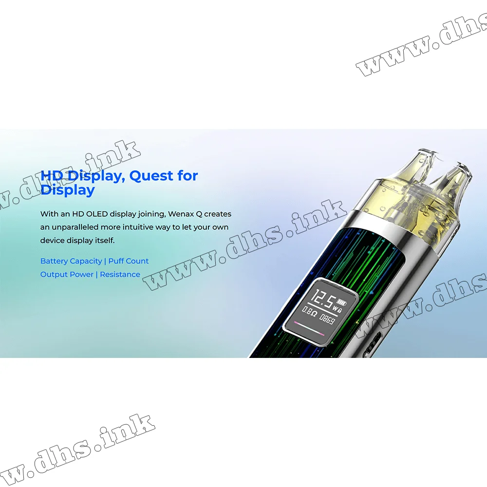 Багаторазова електронна сигарета - Vecee VC30 Pro Pod Kit 1000 мАч (Line Green)